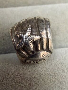 Authentic Pandora Sea Shell with Silver Starfish Charm Retired